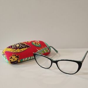 Vera Bradley RUMBA Prescription Glasses with Colorful Case